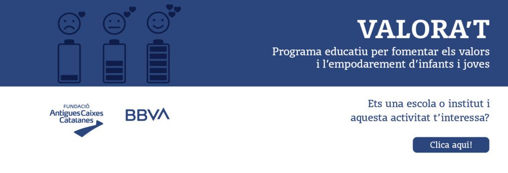 Més tallers educatius de Valora’T per al curs 2026-2027